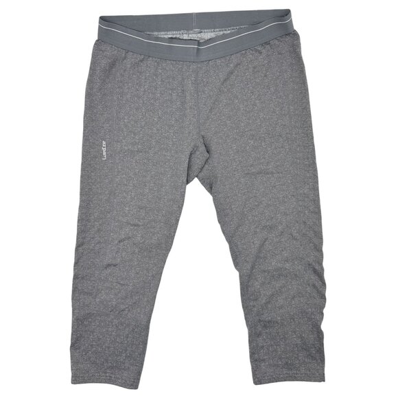 Decathlon Wedze Size L / M Womens Gray Thermal Base Layer Pants - Picture 1 of 7